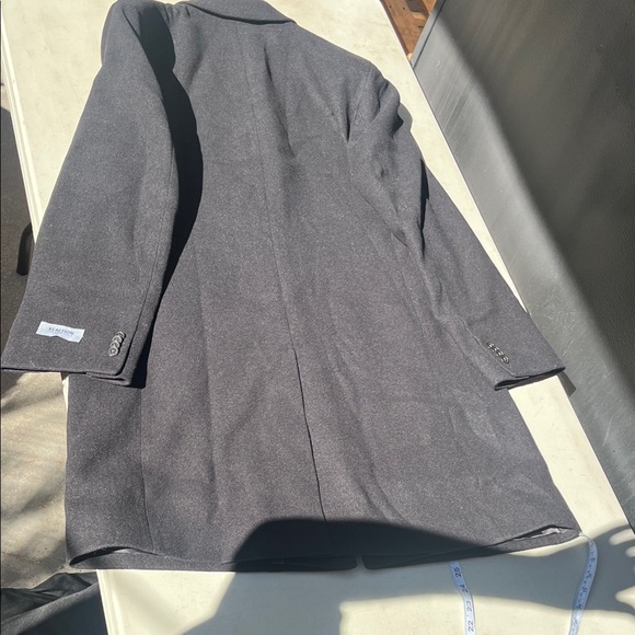 Kenneth Cole Men's Classic Black Trench Coat 44r nwt - Picture 15 of 15